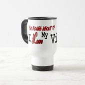 Vizsla Lovers Gifts Reisbeker (Voorkant links)