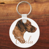 Vizsla Lovers Gifts Sleutelhanger (Voorkant)