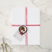 Vizsla Lovers Kerstmis Cadeaulabel (Met Touw)