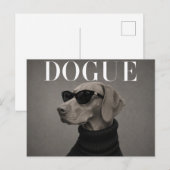 Vizsla Luxe Mode Editorial Briefkaart (Voorkant / Achterkant)