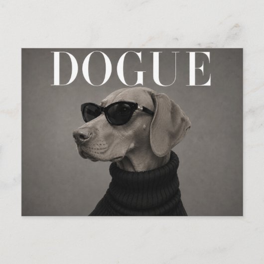 Vizsla Luxe Mode Editorial Briefkaart (Voorkant)