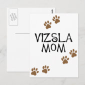 Vizsla Ma Briefkaart (Voorkant / Achterkant)