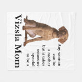 Vizsla Ma Fleece Blanket (Voorkant (Horizontaal))