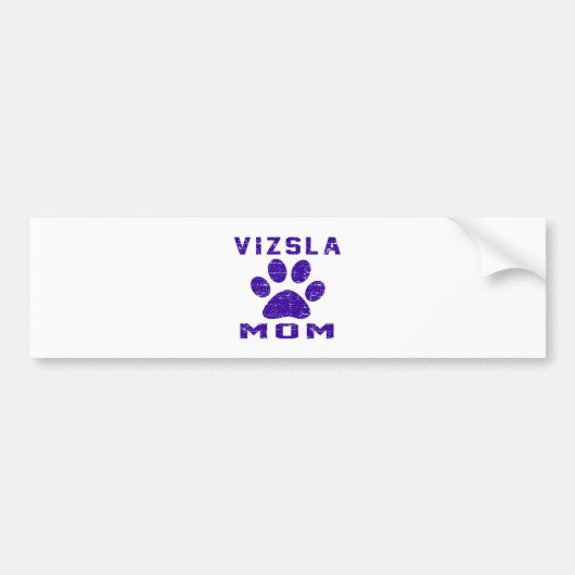 Vizsla Ma Gifts Design Bumpersticker (Voorkant)