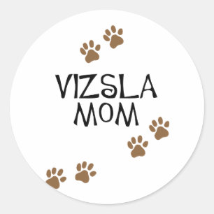 Vizsla Ma Ronde Sticker