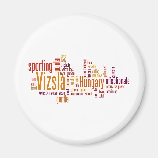 Vizsla Magneet (Voorkant)