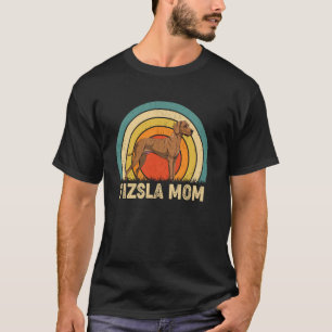 Vizsla Mom Mama Moederdag Vizsla Dog Girls Vrouwen T-shirt