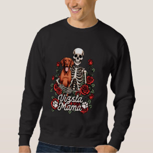 Vizsla Mom Vizsla Lover Skeleton Mom Hondeneigenaa Trui
