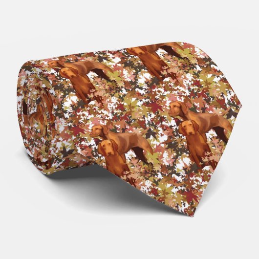 Vizsla Necktie Stropdas (Opgerold)