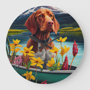 Vizsla op een peddel: Een landschappelijk avontuur Grote Klok