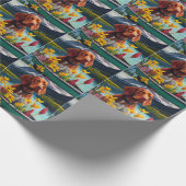 Vizsla op een peddel: een Schilderachtig avontuur Cadeaupapier (Hoek)