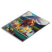 Vizsla op een peddel: een Schilderachtig avontuur Notitieboek (Linkerzijde)