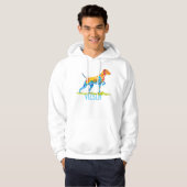 VIZSLA op PUNT in levendige kleuren Hoodie (Voorkant volledig)