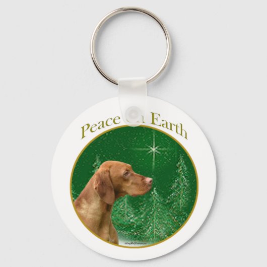Vizsla Peace Sleutelhanger (Voorkant)
