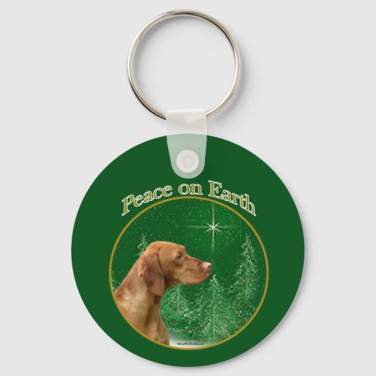 Vizsla Peace Sleutelhanger (Voorkant)