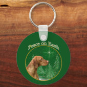 Vizsla Peace Sleutelhanger (Voorkant)