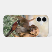 Vizsla & Pheasant iPhone 16 Hoesje (Achterkant horizontaal)