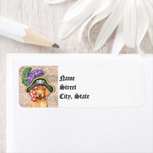 Vizsla Pirate Etiket (Insitu)