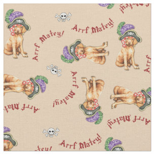 Vizsla Pirate Fabric Stof