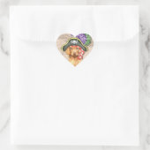 Vizsla Pirate Hart Sticker (Tas)
