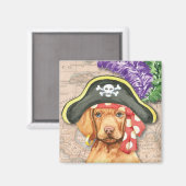 Vizsla Pirate Magneet (Voorkant / Achterkant)
