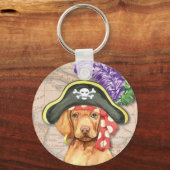 Vizsla Pirate Sleutelhanger (Voorkant)