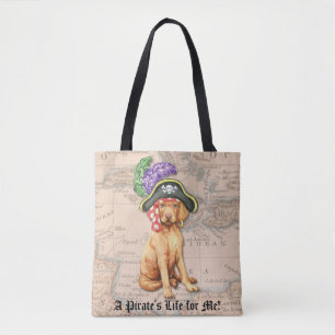 Vizsla Pirate Tote Bag