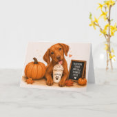 Vizsla Pompoen Specerij Kaart (Gele Bloem)