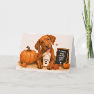 Vizsla Pompoen Specerij Kaart