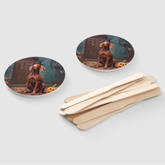 Vizsla pompoenen Halloween eng Handwaaier (Niet-gemonteerd)