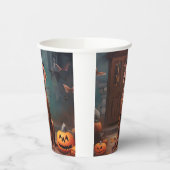 Vizsla pompoenen Halloween eng Papieren Bekers (Links)