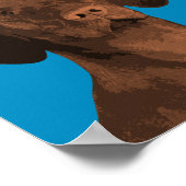 Vizsla Pop-Art Poster (Hoek)