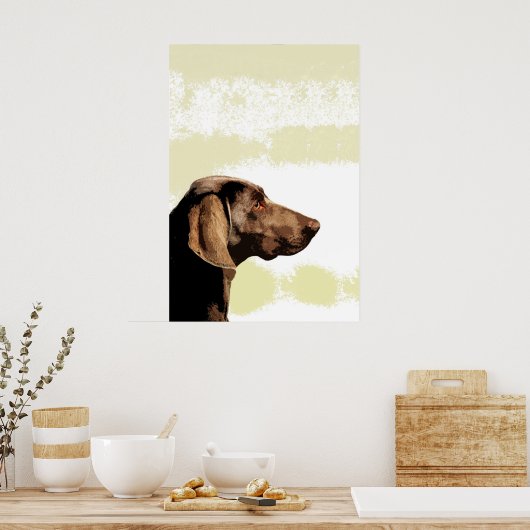 Vizsla Poster (Keuken)