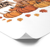 Vizsla Pumpkin Patch Hondenliefhebbers Thanksgivin Poster (Hoek)