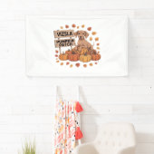 Vizsla Pumpkin Patch Hondenliefhebbers Thanksgivin Spandoek (Insitu)