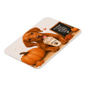 Vizsla Pumpkin Spice Magneet (Linkerzijde)