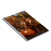 Vizsla Puppy Herfst Delight Pompoen Notitieboek (Rechterzijde)