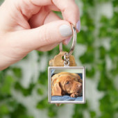 Vizsla puppy Rust op zijn poot Sleutelhanger (Hand)