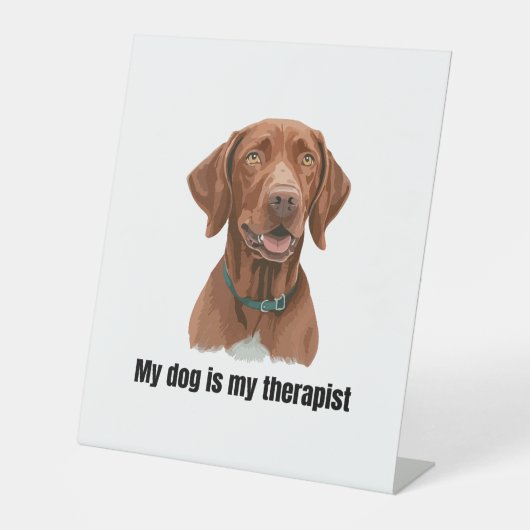 Vizsla Reclamebord Met Voetstuk (Voorkant)
