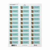 Vizsla Retouradreslabels Etiket (Full Sheet)