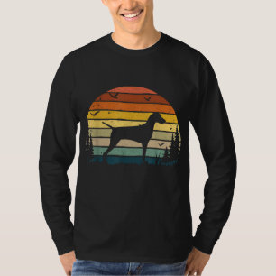 Vizsla Retro mama papa Dog Pet Lover Gift T-shirt