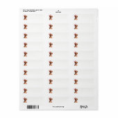 Vizsla Return Address Labels (Full Sheet)