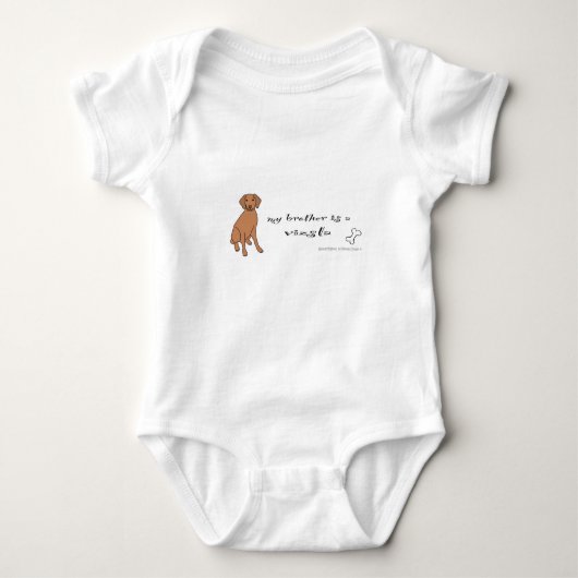 vizsla romper (Voorkant)