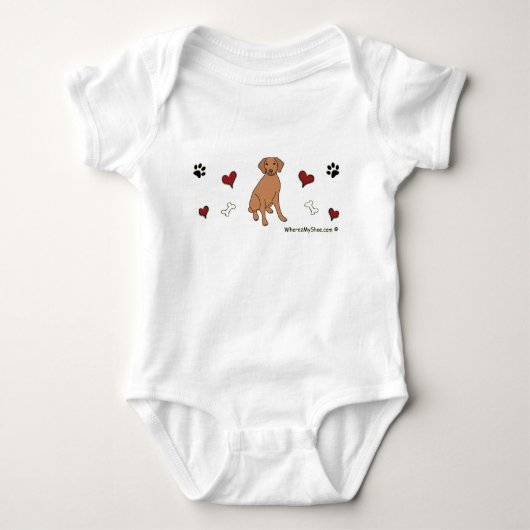 vizsla romper (Voorkant)