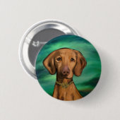 Vizsla Ronde Button 5,7 Cm (Voorkant /achterkant)