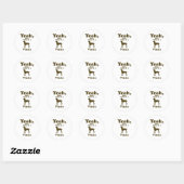 Vizsla Ronde Sticker (Vel)
