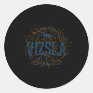 Vizsla Ronde Sticker