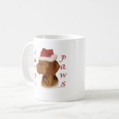 Vizsla Santa Paws Koffiemok (Voorkant links)