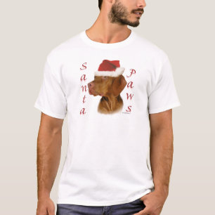 Vizsla Santa Paws T-shirt