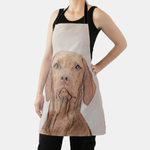 Vizsla Schilderij - Mooie Originele Honden Kunst Schort